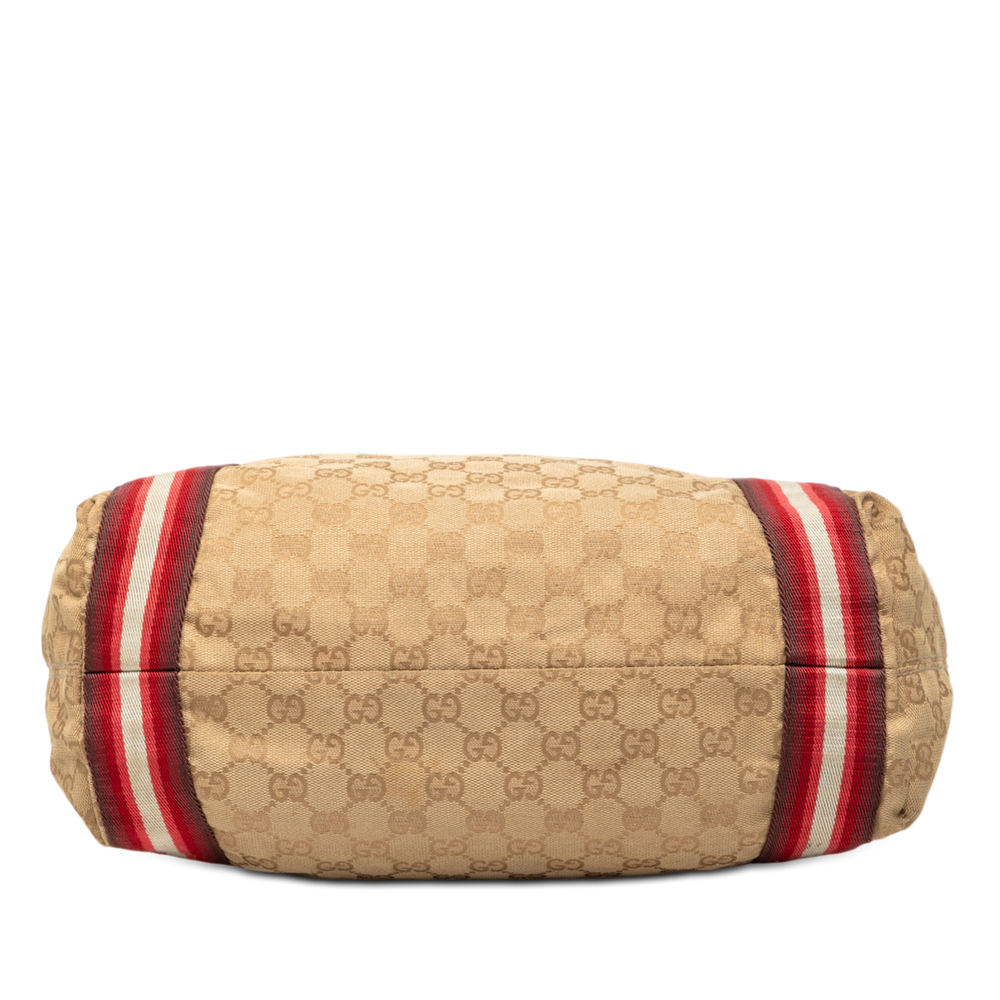 Pre-Loved Gucci GG Canvas Web Tote - Picture 3 of 9